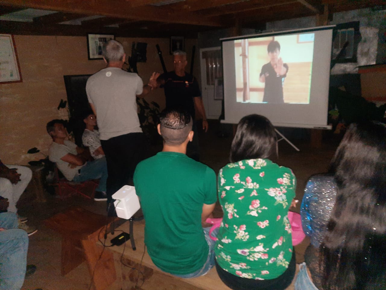 Soirée vidéo projection